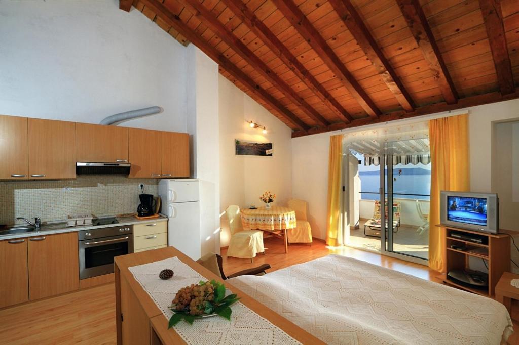 Studio Apartment In Pisak With Seaview, Terrace, Air Condition, Wifi Exteriér fotografie